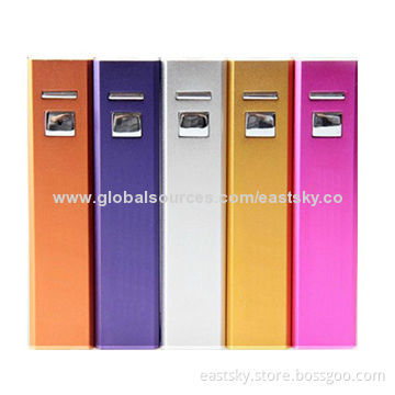 Universal Aluminum Power Bank, Various Colors, Stylish, Compact, Portable and Fashionable Design